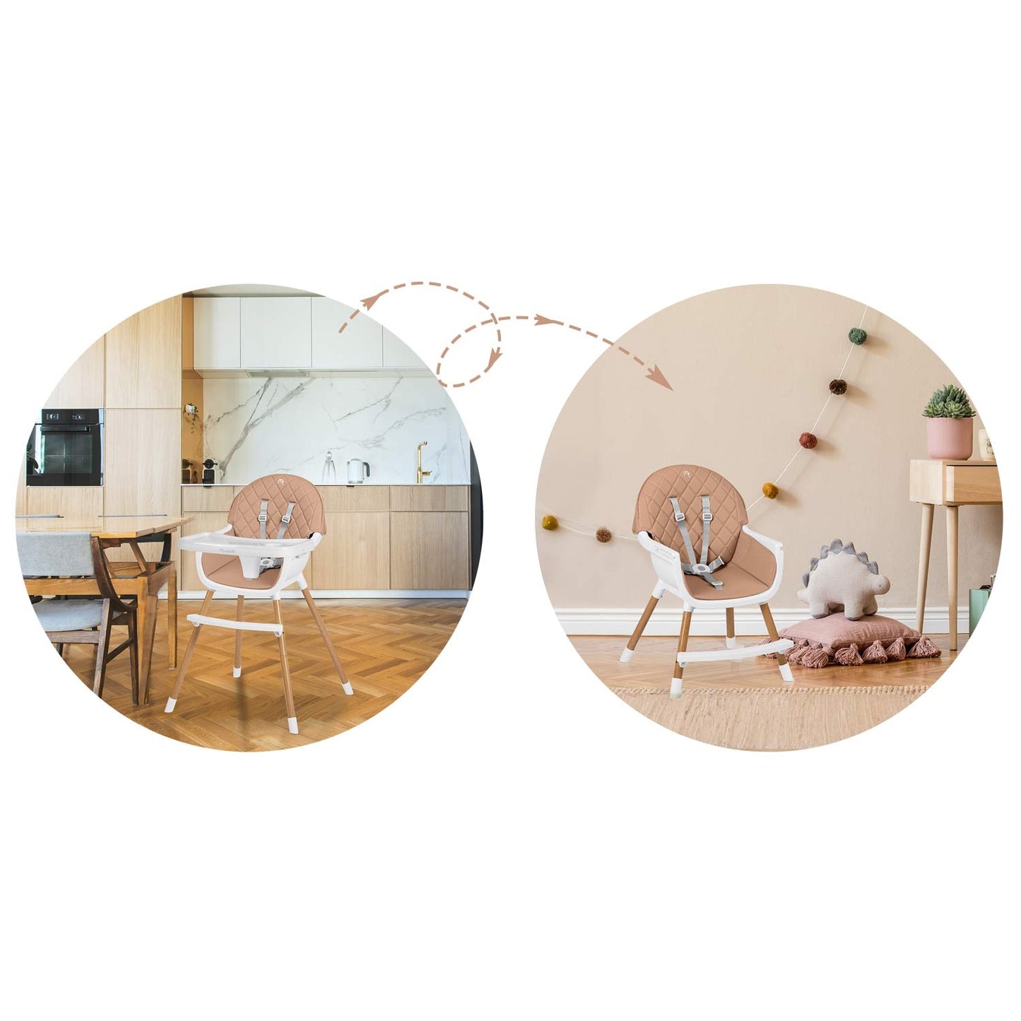 Pink Dining Chair for Children - Nukido Lilo