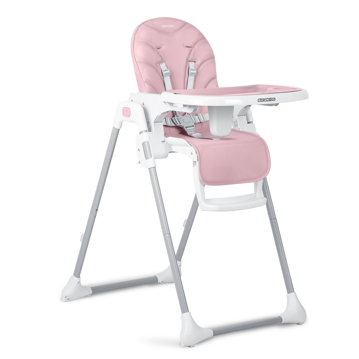 Pink Dining Chair for Children Ricokids Tulo