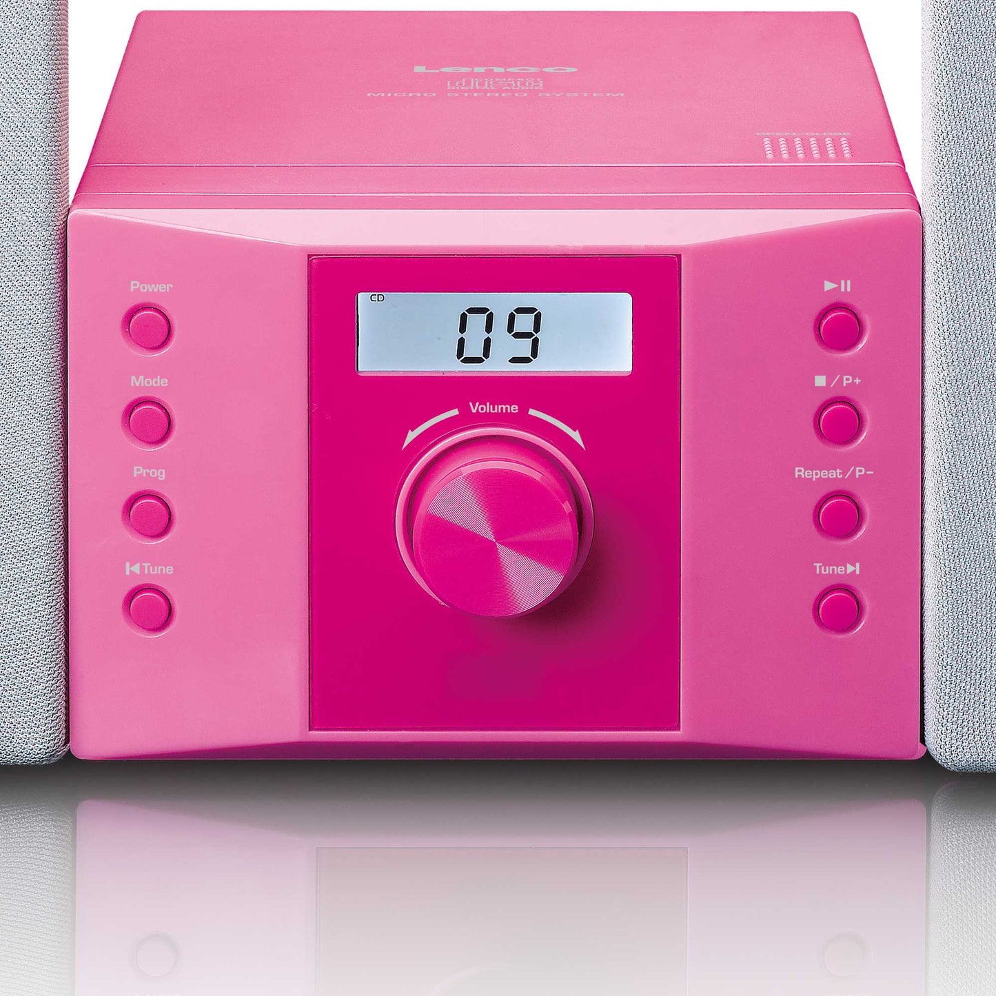 Pink Micro Stereo Set with CD Player and FM Radio