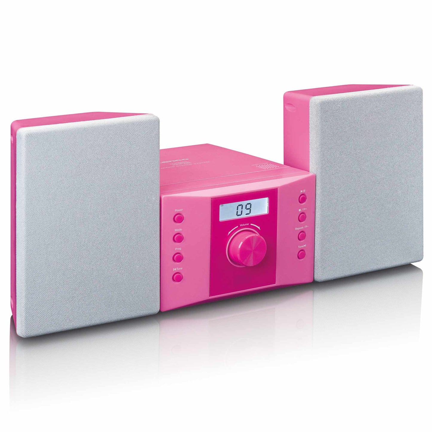 Pink Micro Stereo Set with CD Player and FM Radio