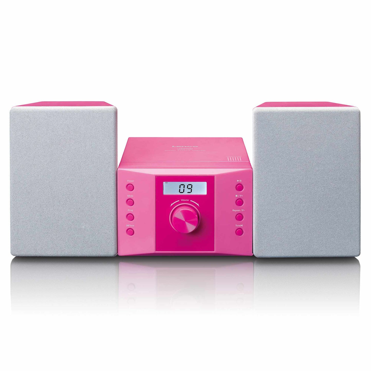 Pink Micro Stereo Set with CD Player and FM Radio