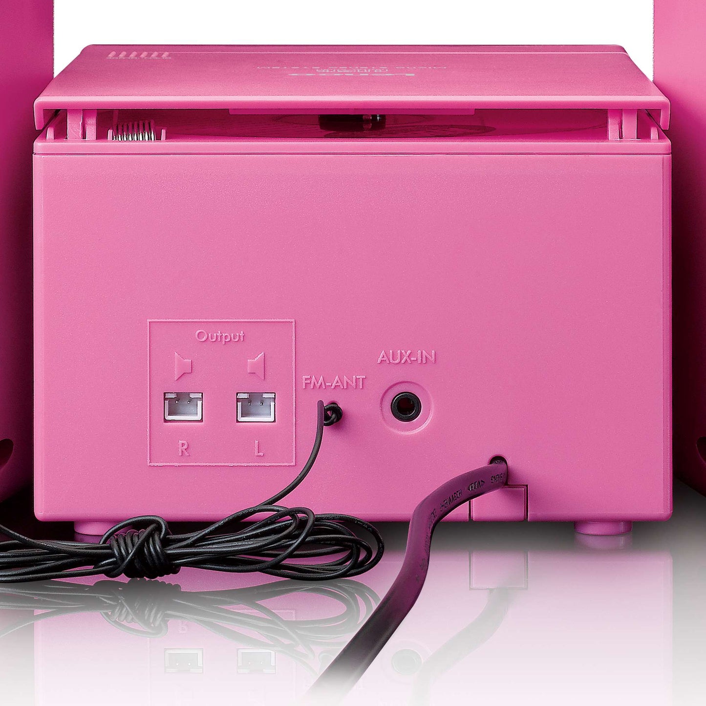 Pink Micro Stereo Set with CD Player and FM Radio