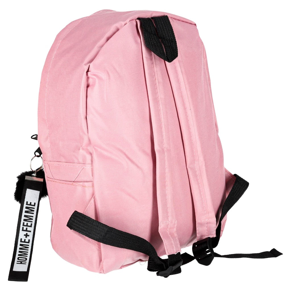 Pink School Backpack, Single Compartment