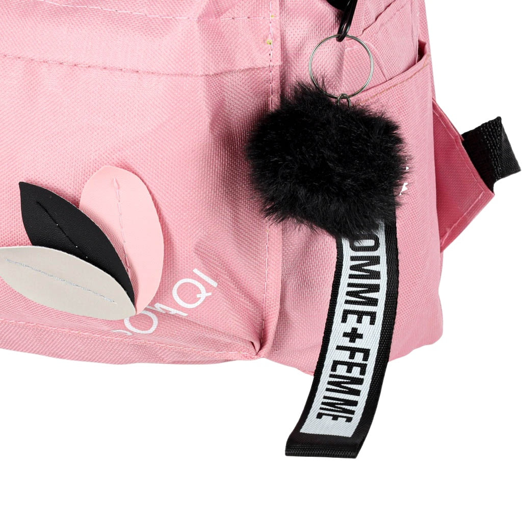 Pink School Backpack, Single Compartment
