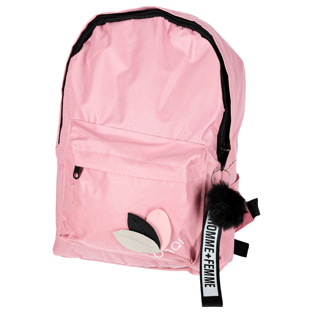 Pink School Backpack, Single Compartment