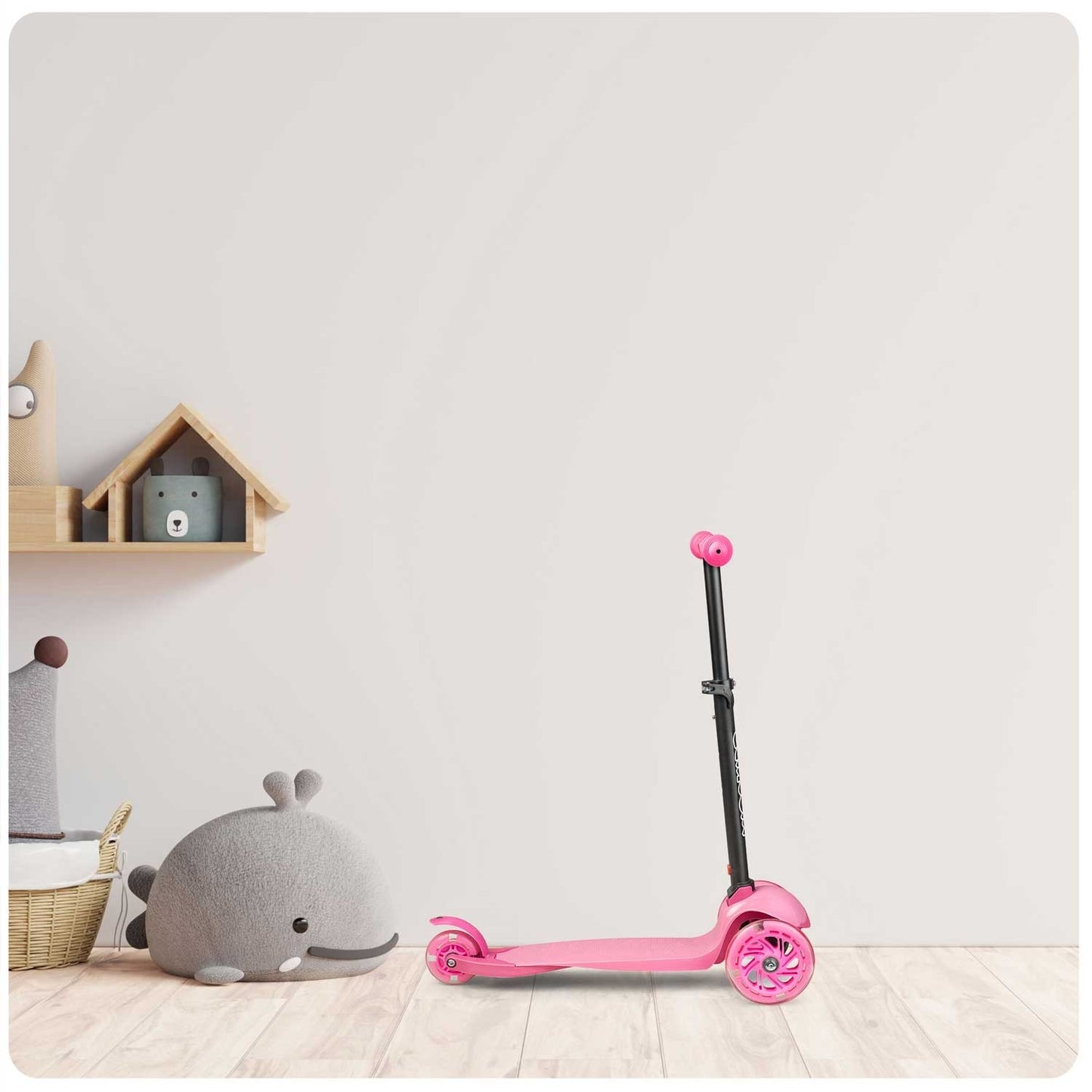 Pink Tricycle Scooter for Kids - Ricokids Loco