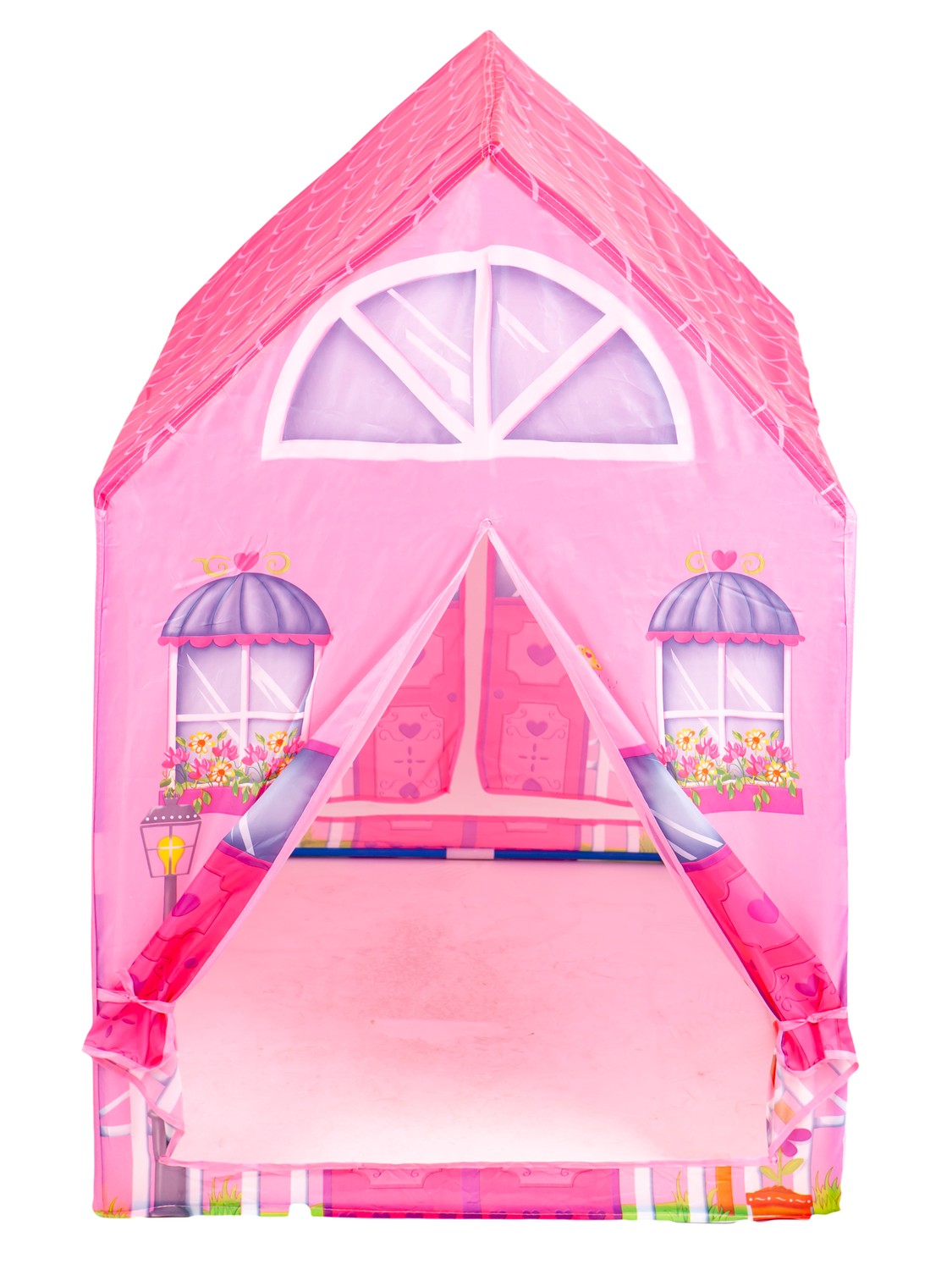 Pink house tent for childrenIPLAY