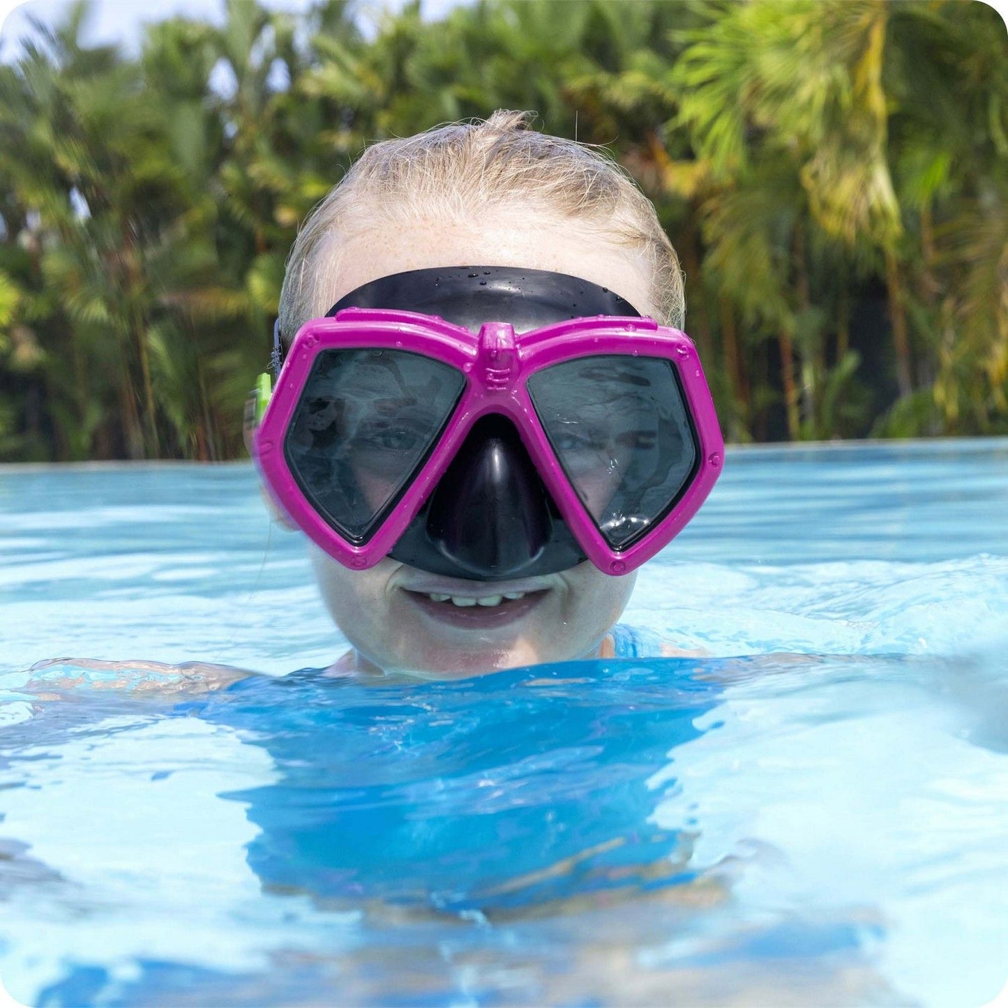 Pink swimming mask Bestway 22040