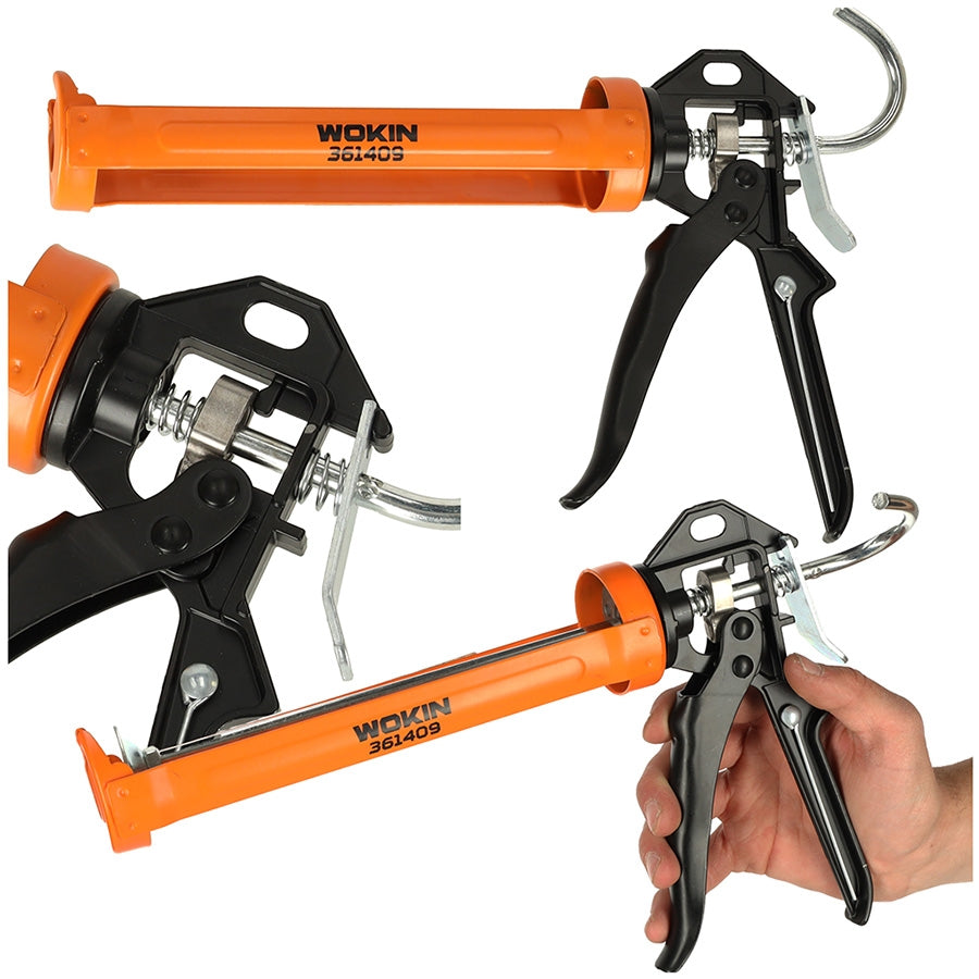 Pistol squeezer for silicone cartridges