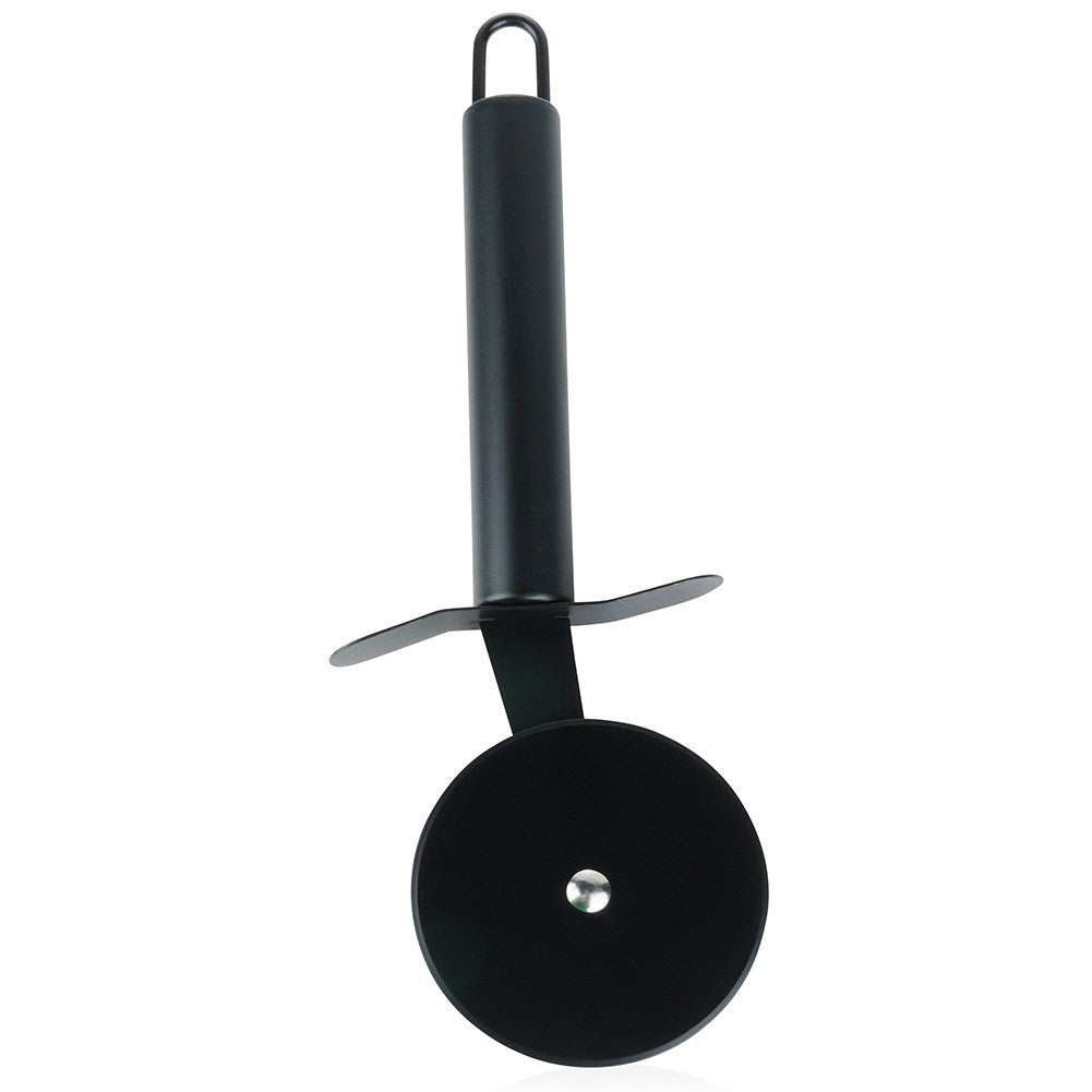 Pizza knife steel black 20 cm