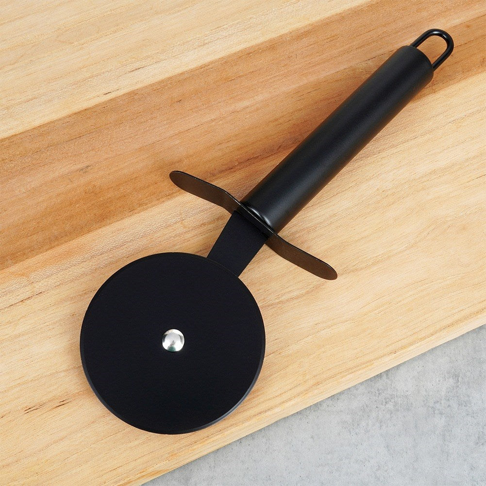 Pizza knife steel black 20 cm