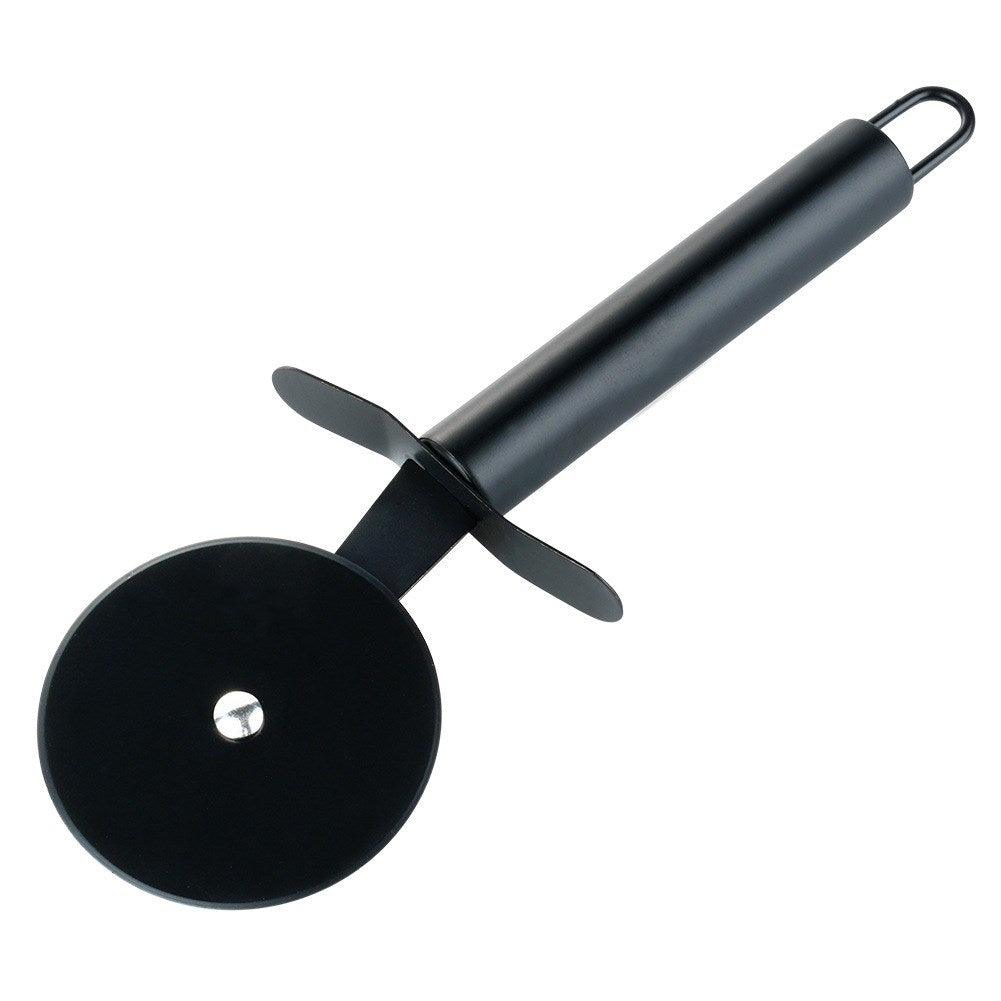 Pizza knife steel black 20 cm