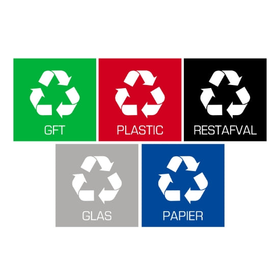 Plafor - Bin Sticker Set of 5 pcs.