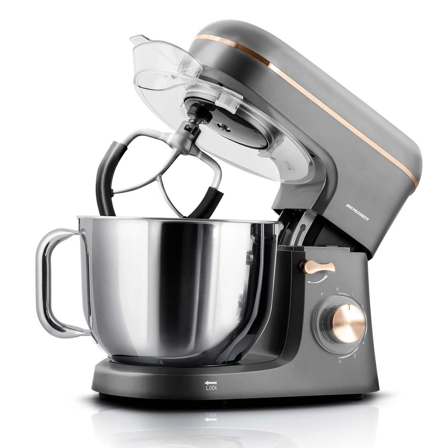 Planetary Stand Mixer 3-in-1, 6L, 1400W, Copper Motor