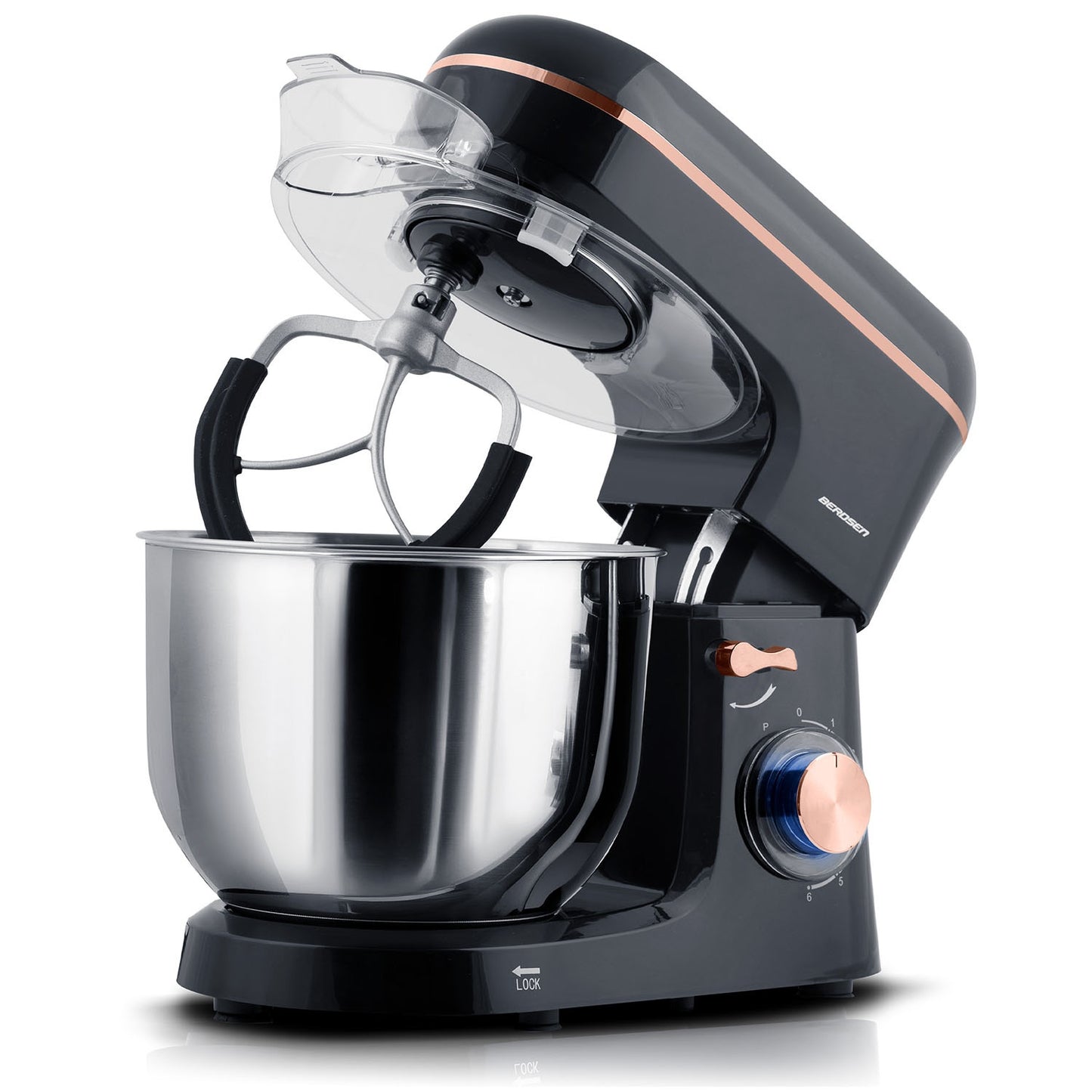 Planetary Stand Mixer 3-in-1, 6L, 1400W, Stainless Steel
