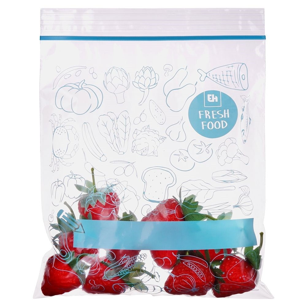 Plastic bags with closure, 1 liter, 20-pack