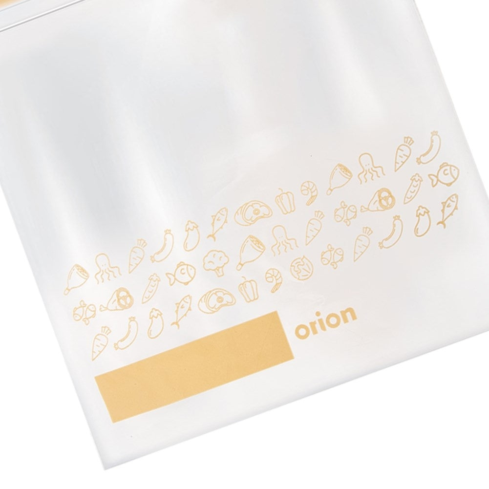 Plastic bags with closure for fridge and freezer, 25-pack