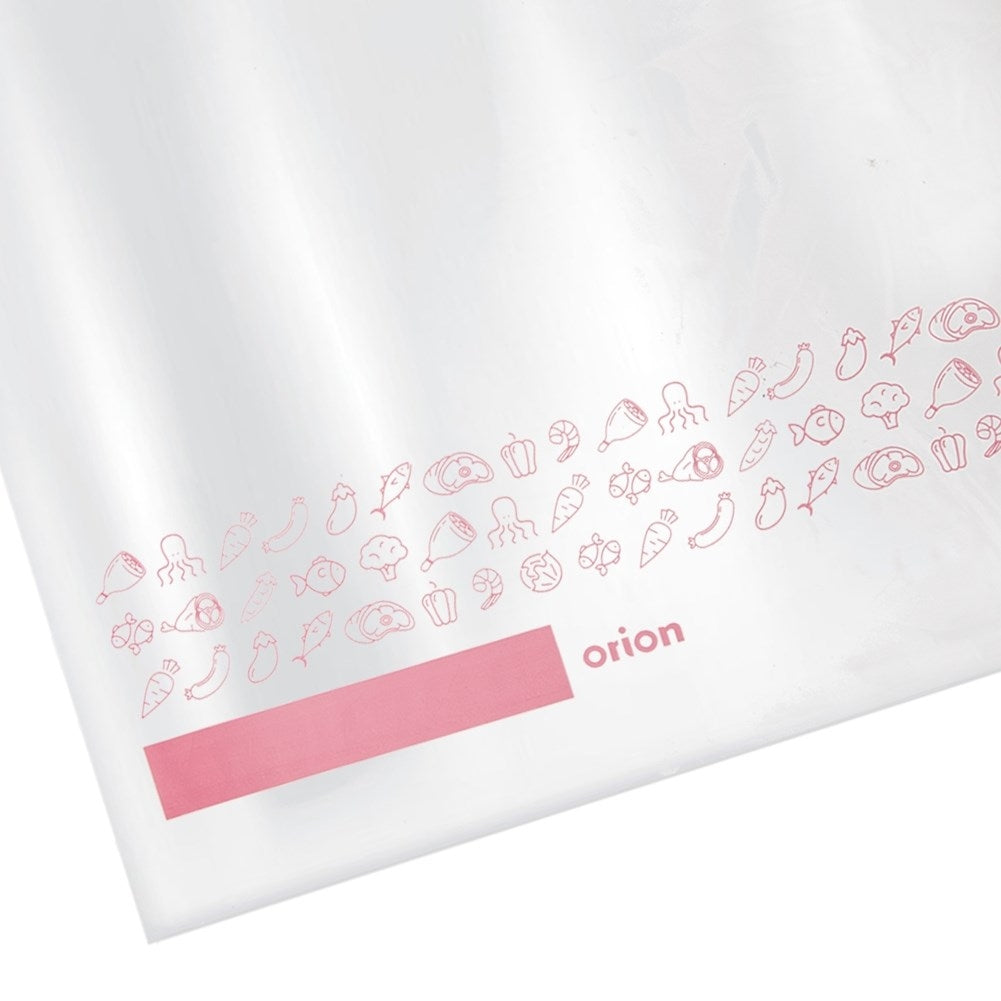 Plastic bags with tight closure for fridge and freezer, 25-pack