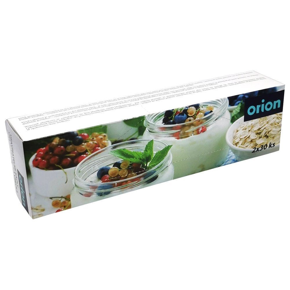 Plastic bags with tight closure for fridge and freezer, 30-pack
