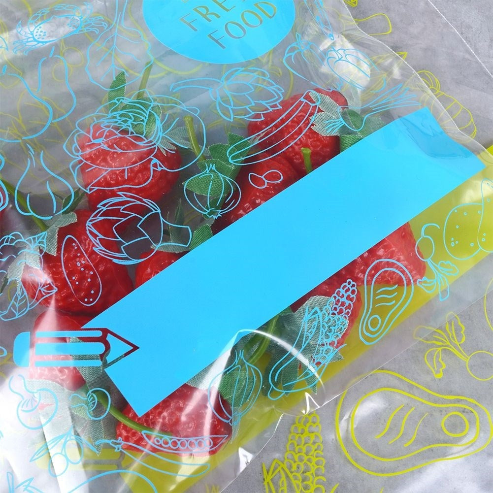 Plastic bags with tight closure for fridge and freezer, 40 pcs