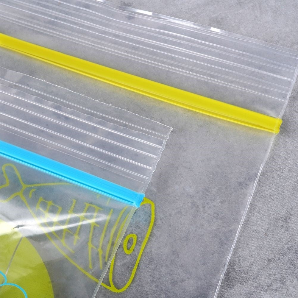 Plastic bags with tight closure for fridge and freezer, 40 pcs