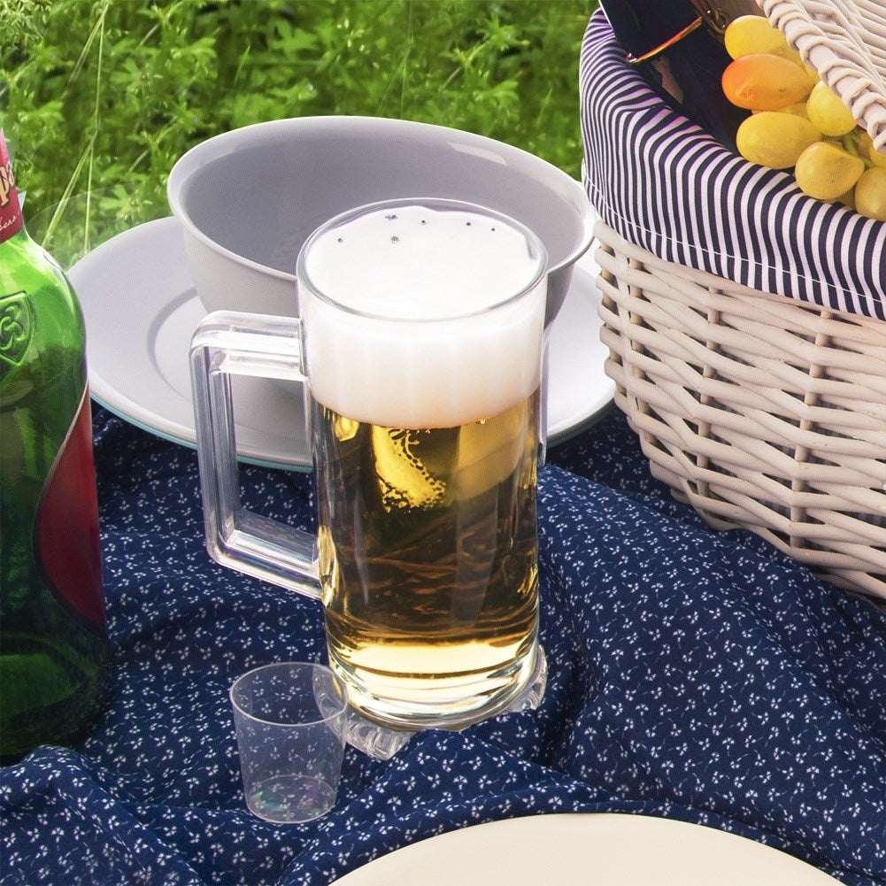 Plastic beer mug 620 ml