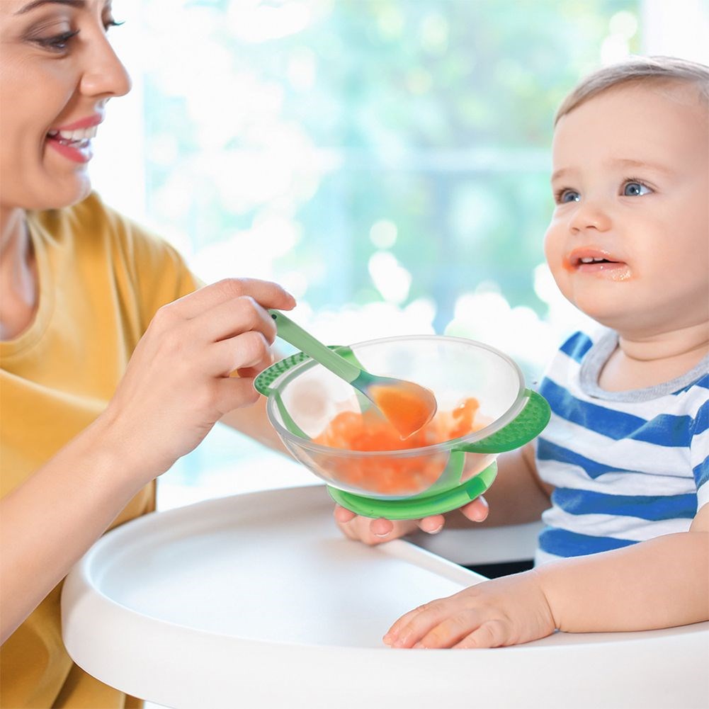 Plastic children's bowl with suction cup 400 ml