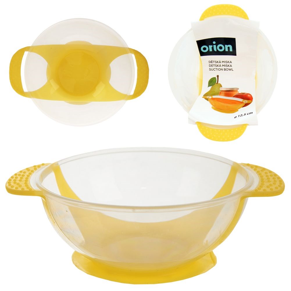 Plastic children's bowl with suction cup 400 ml