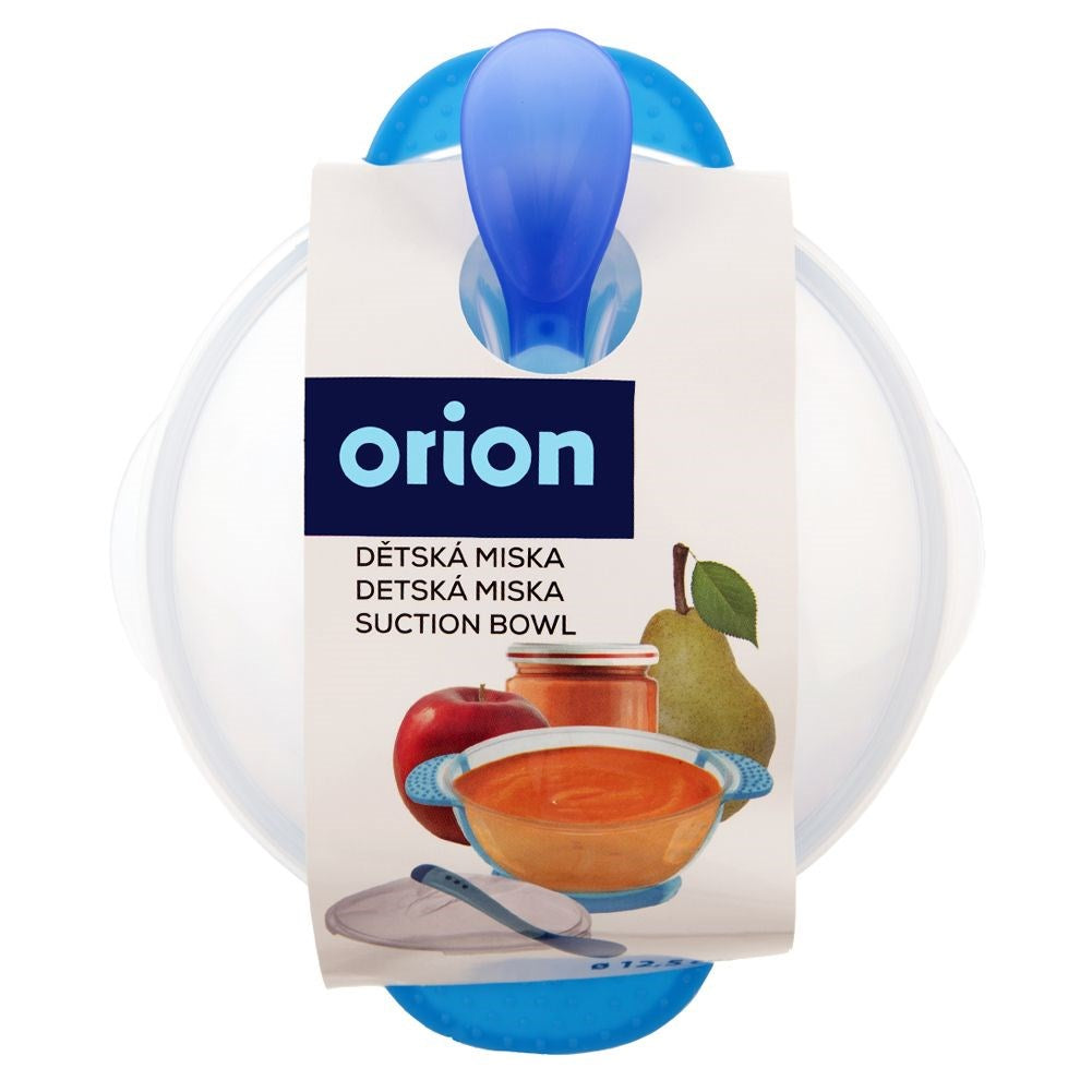 Plastic children's bowl with suction cup and spoon 400 ml