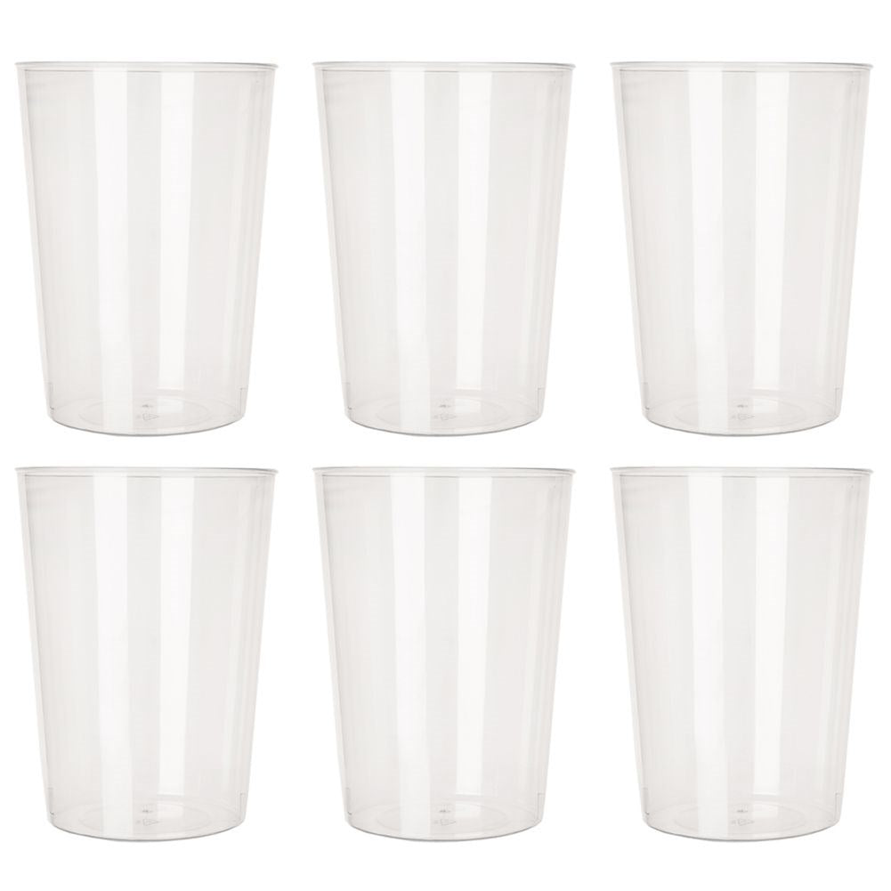 Plastic cup 500 ml 6 pcs.
