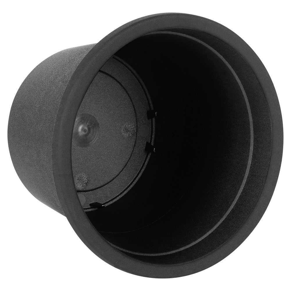 Plastic garden pot, black, round, 14.5 cm, 3 pcs.