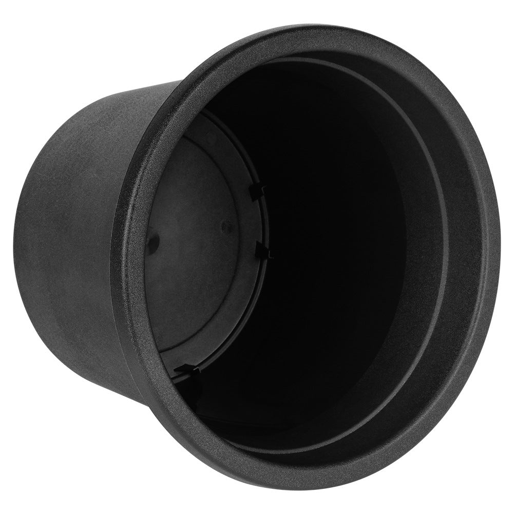 Plastic garden pot black round 23 cm