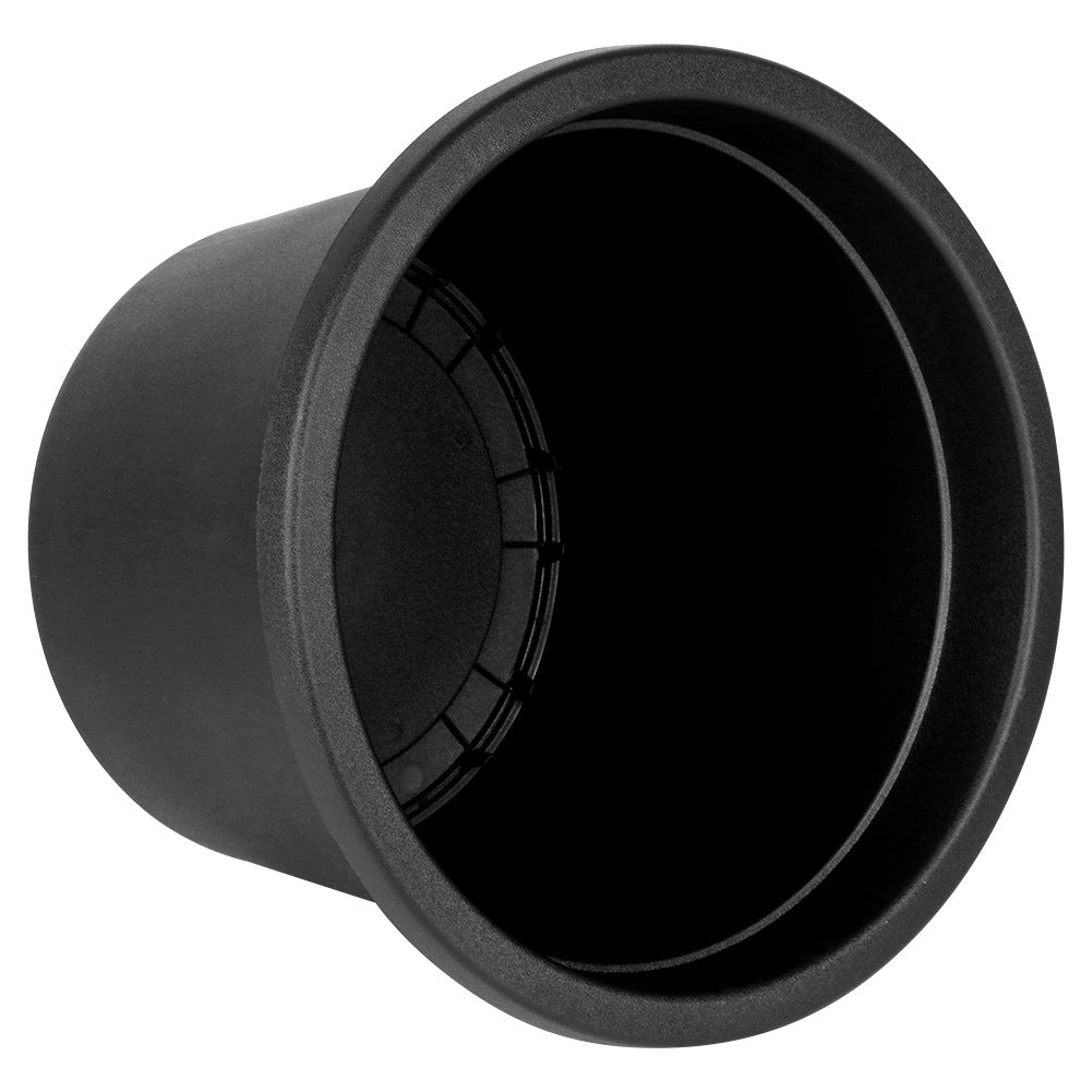 Plastic garden pot black round 34 cm