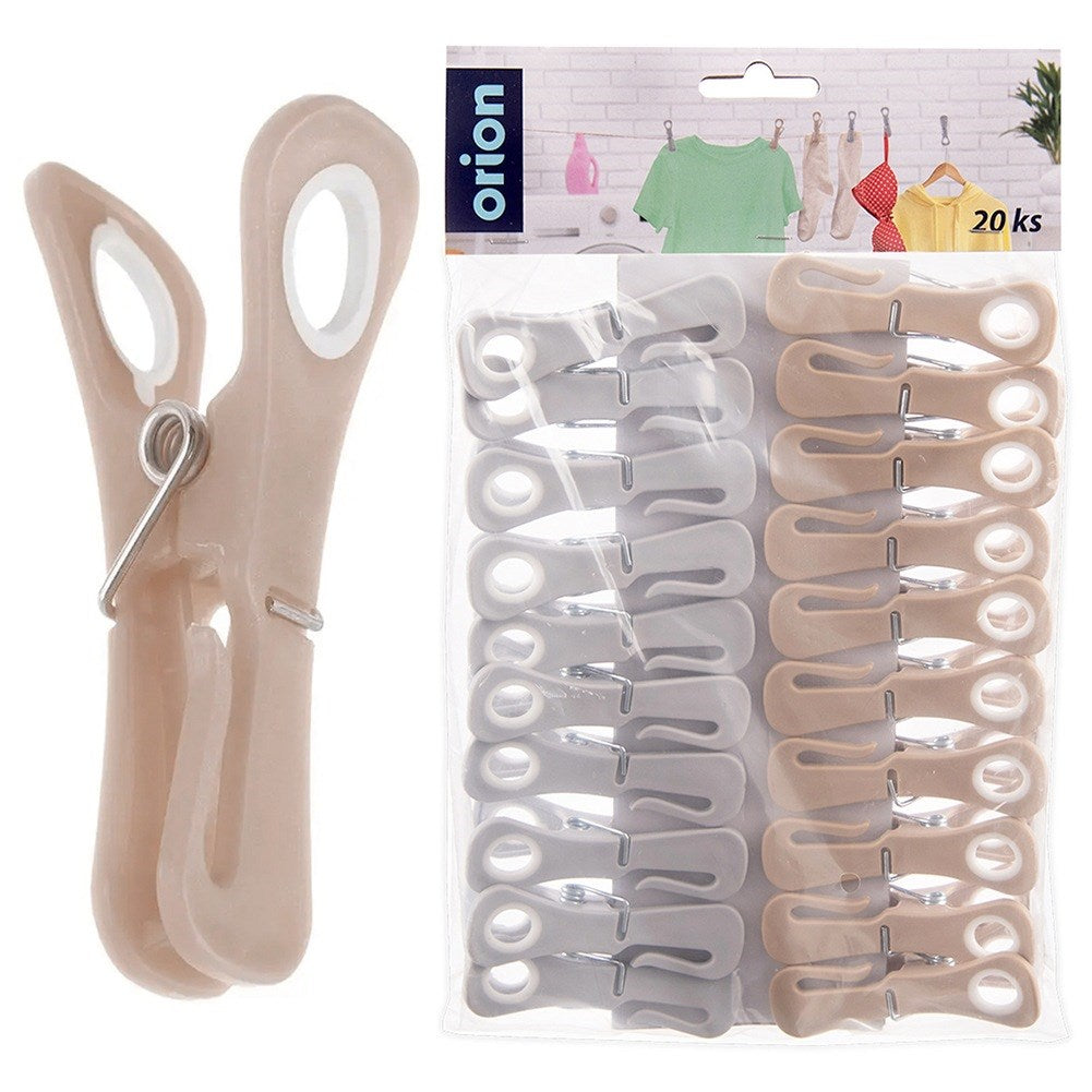 Plastic laundry pegs 20 pcs.