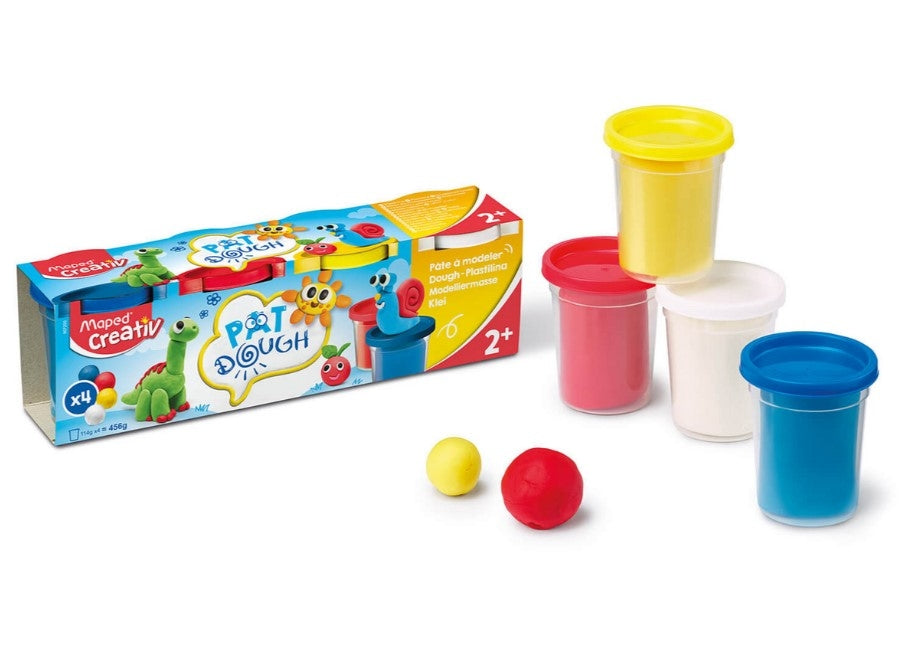 Plastic mass basic colors 4x114g Creative