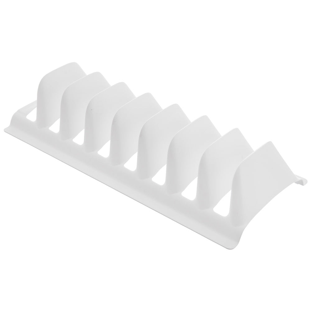 Plastic plate holder for easy storage of 8 plates