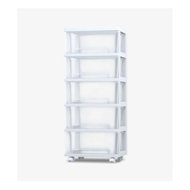 Plastic shelf on wheels, cabinet, drawers, wardrobe