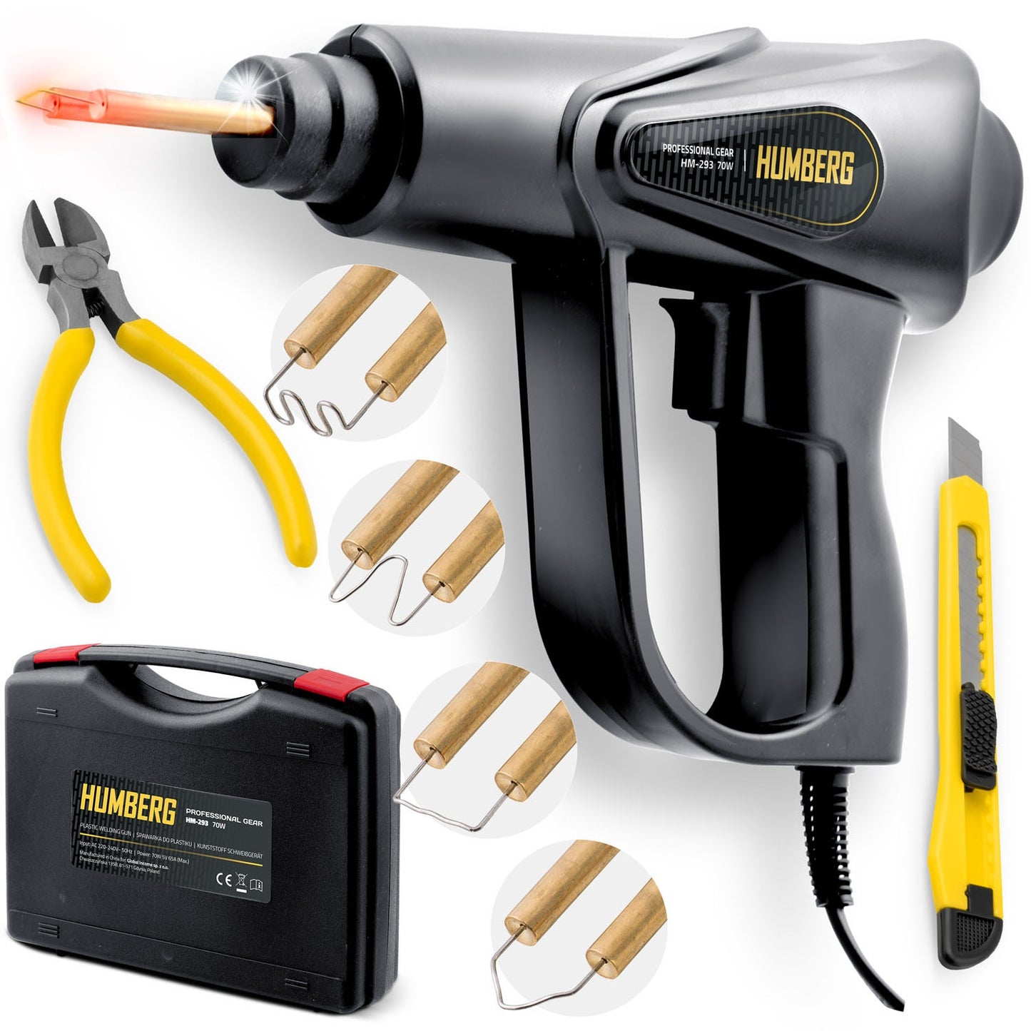 Plastic welding machine 70 W + 800 staples Humberg HM-293