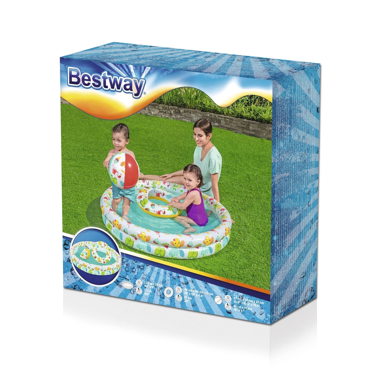 Play Pool Set 122 X 20 Cm