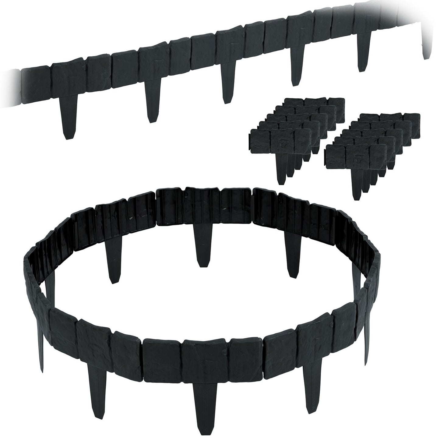 Plonos garden border 250 cm PL-962 anthracite