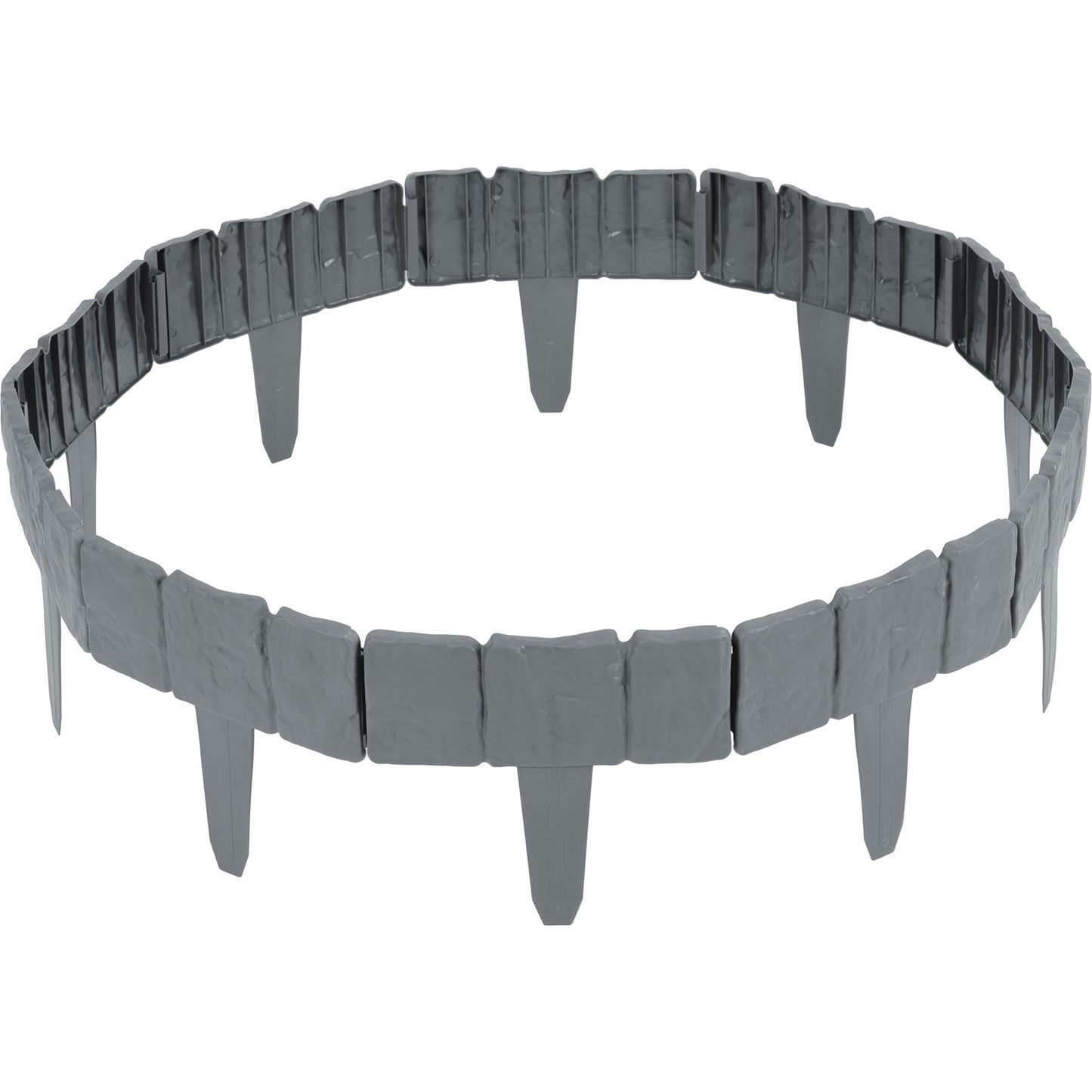 Plonos garden border 250 cm PL-962 gray