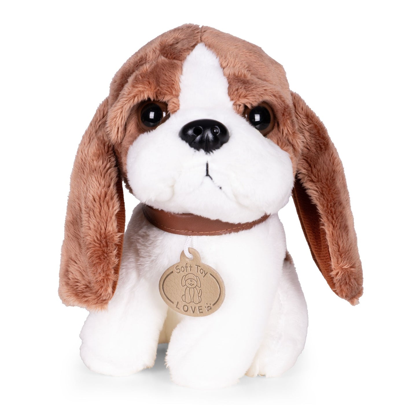 Plush Beagle Toy with Bag & Brush for Kids 3+