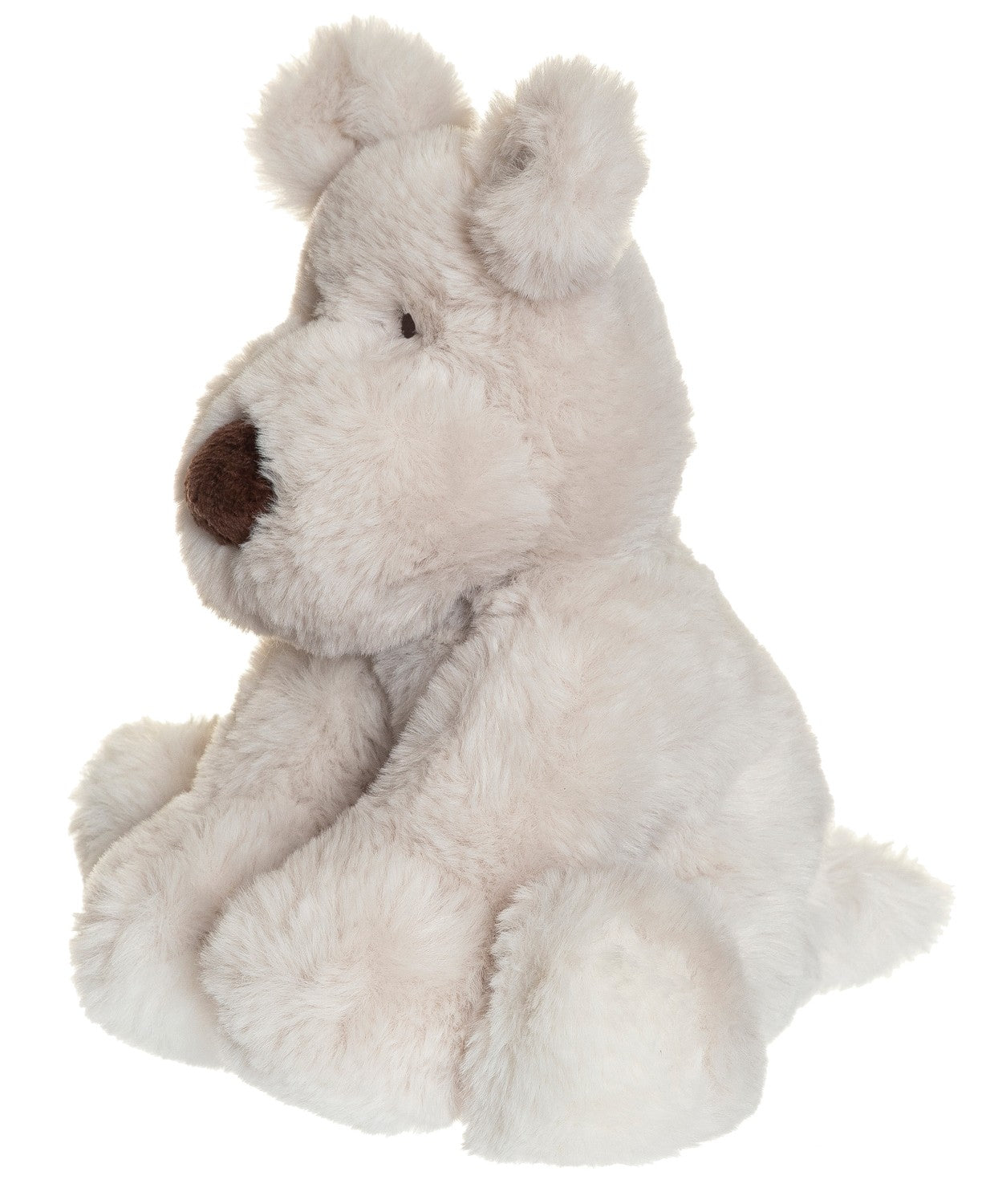 Plush Grey Dog Toy, 25cm, Oeko-Tex Certified