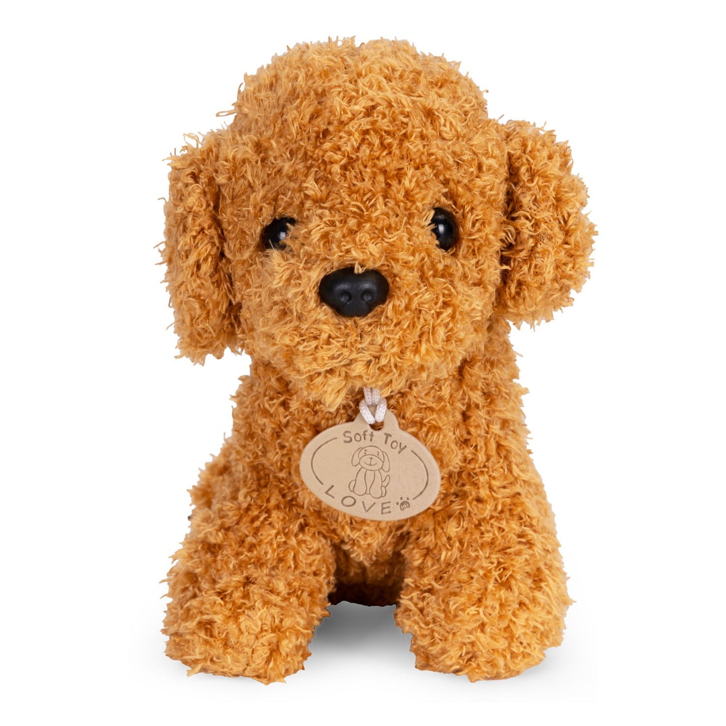 Plush Poodle Toy with Bag & Brush for Kids 3+