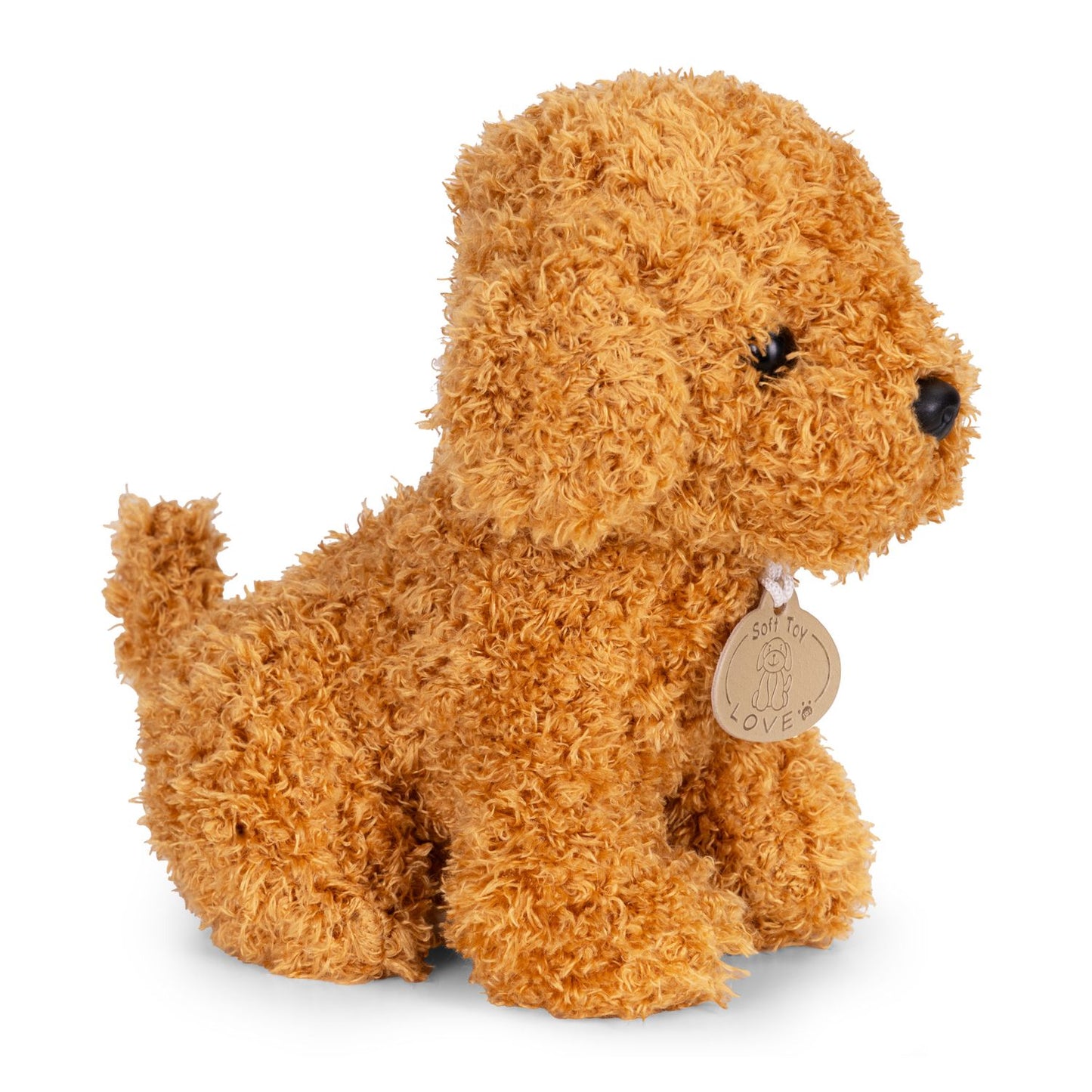 Plush Poodle Toy with Bag & Brush for Kids 3+