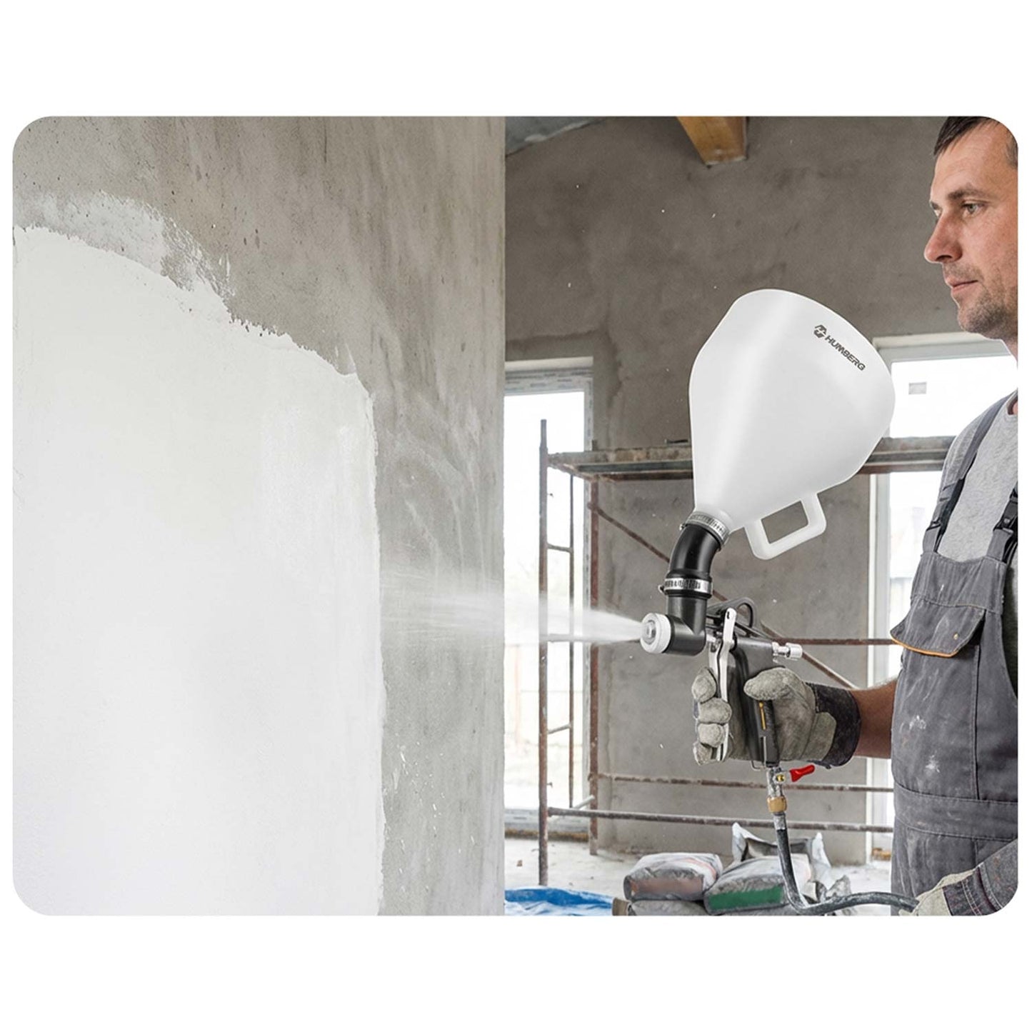 Pneumatic Wall Sprayer 6L with 3 Nozzles Set