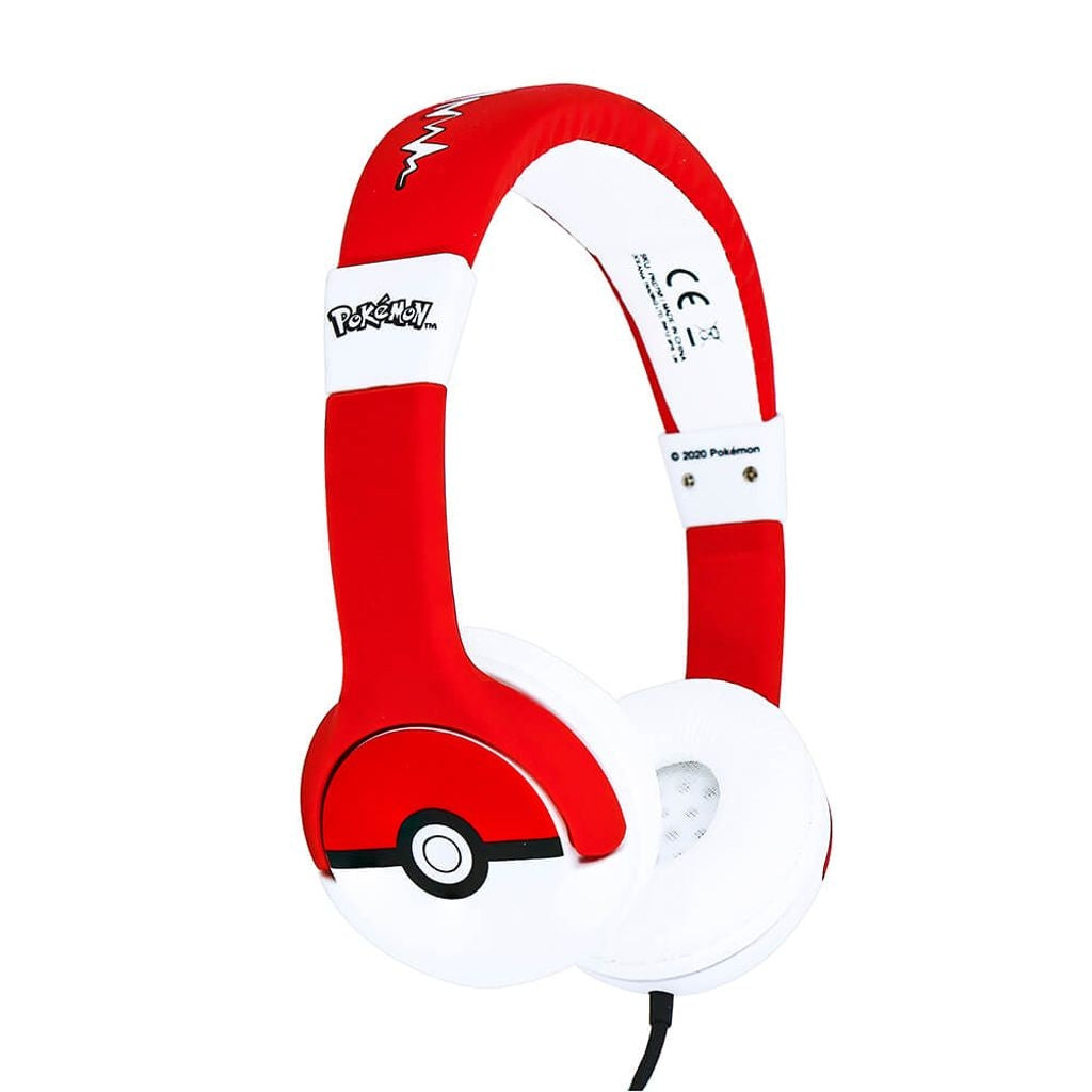 Pokémon Headphones Junior, On-Ear, 85dB - Pokéball