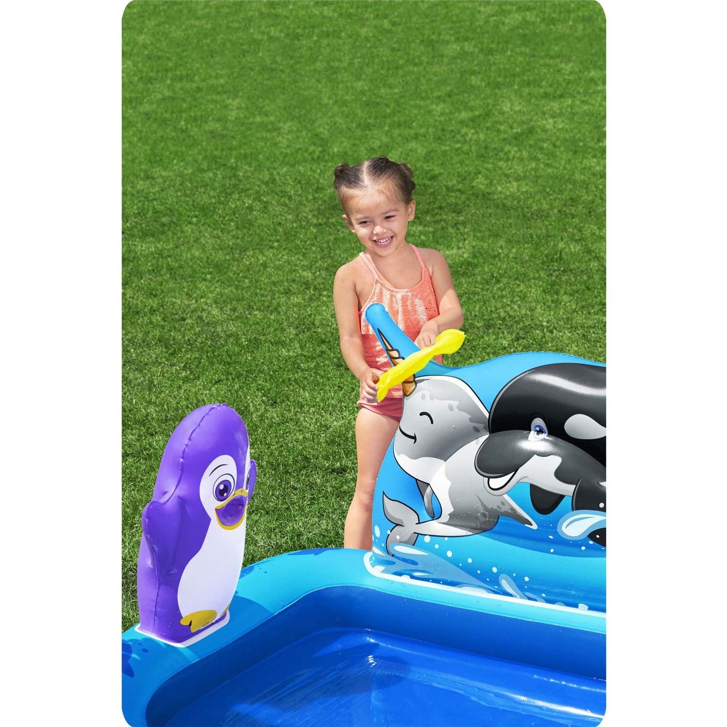 Polar Pals inflatable playground 134 x 131 x 73 cm Bestway 53156