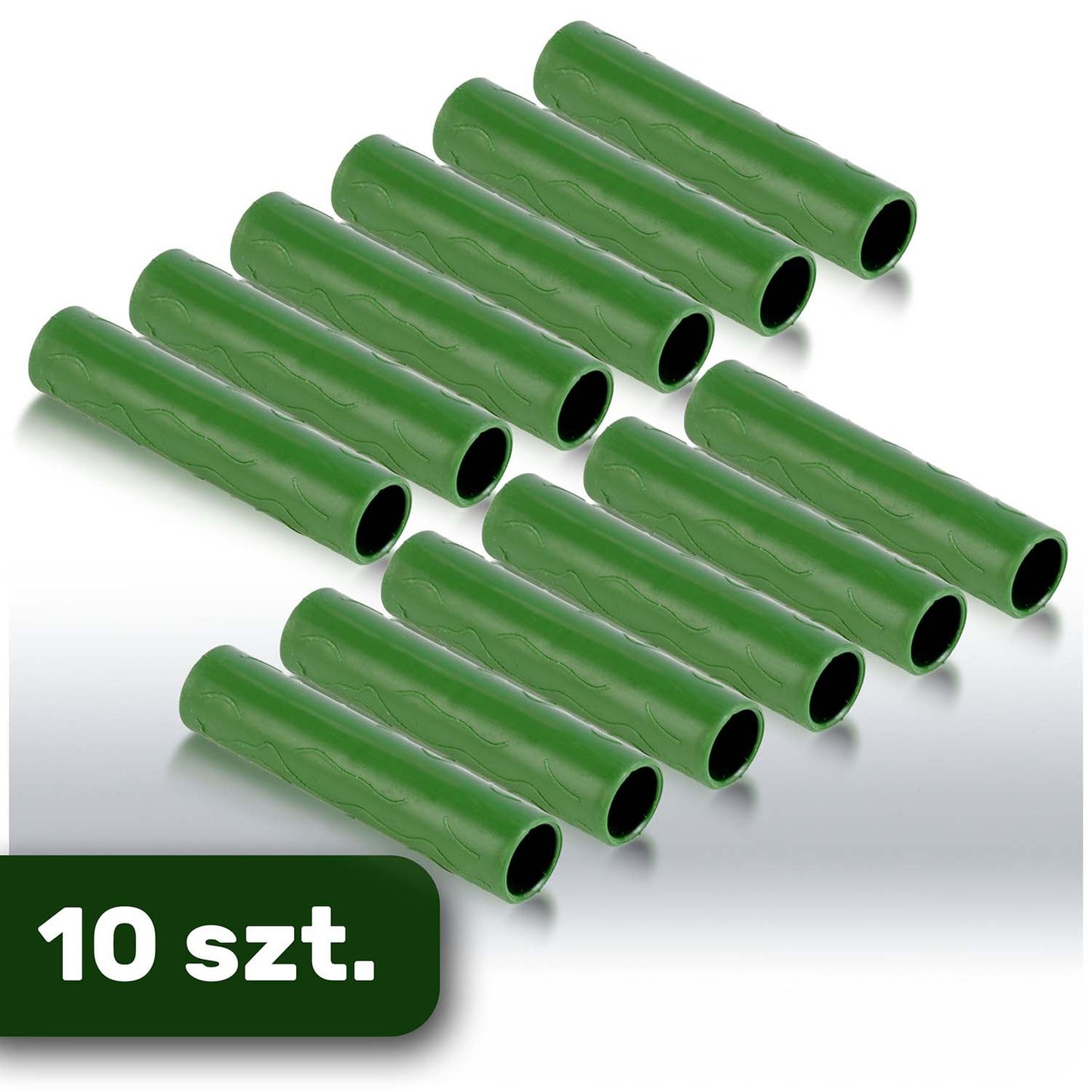 Pole connectors 11mm Plonos PL-941 green 10pcs