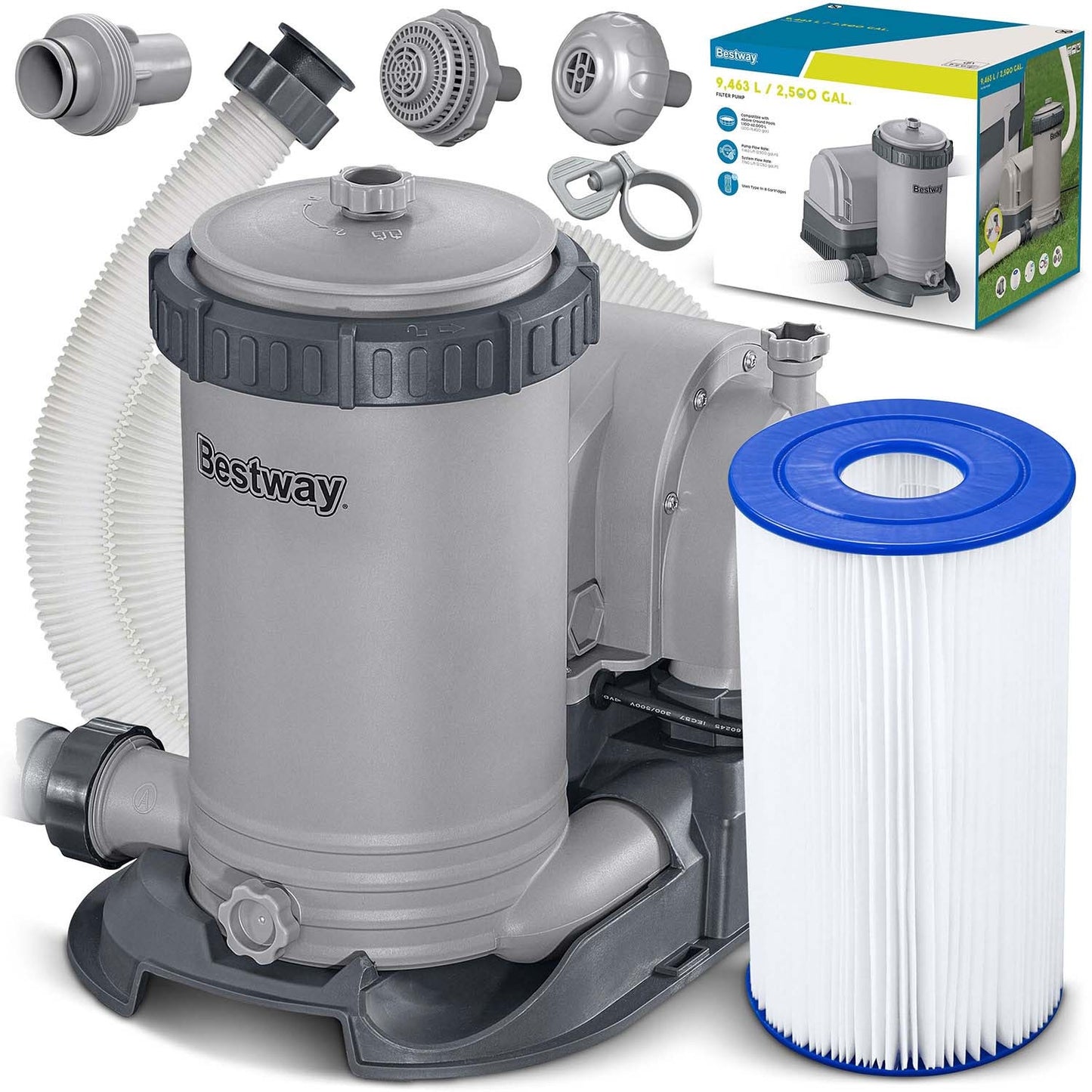 Pool Filter Pump 9463L/h Bestway 58391